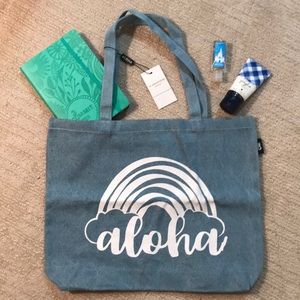 Rainbow Aloha Tote